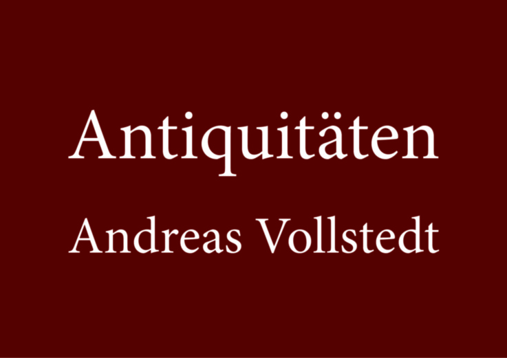 Logo Antiquitäten, Antike Möbel, Andreas Vollstedt